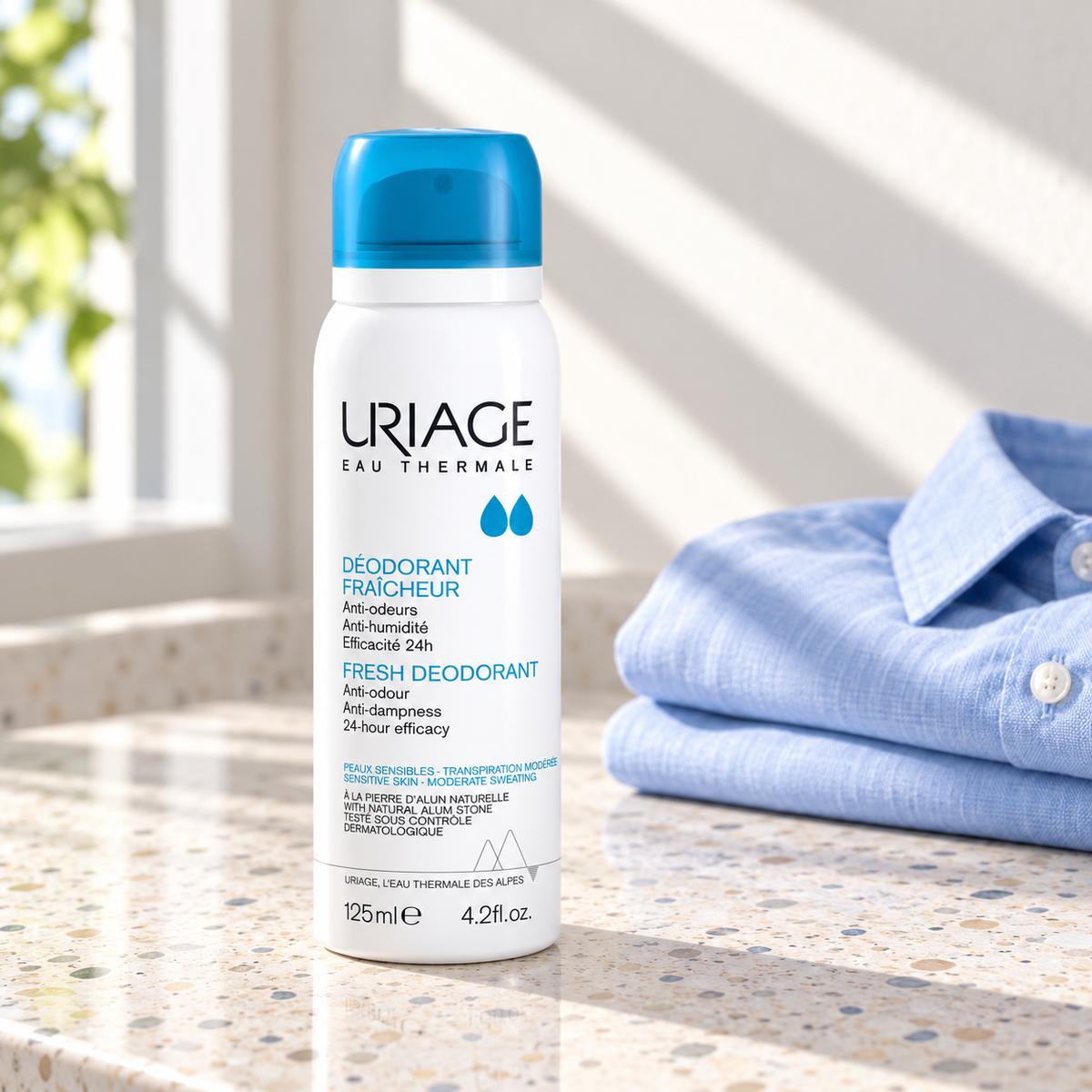 Uriage Eau Thermale Fresh Deodorant 125 ml – atmosférická fotografie – MrRizz