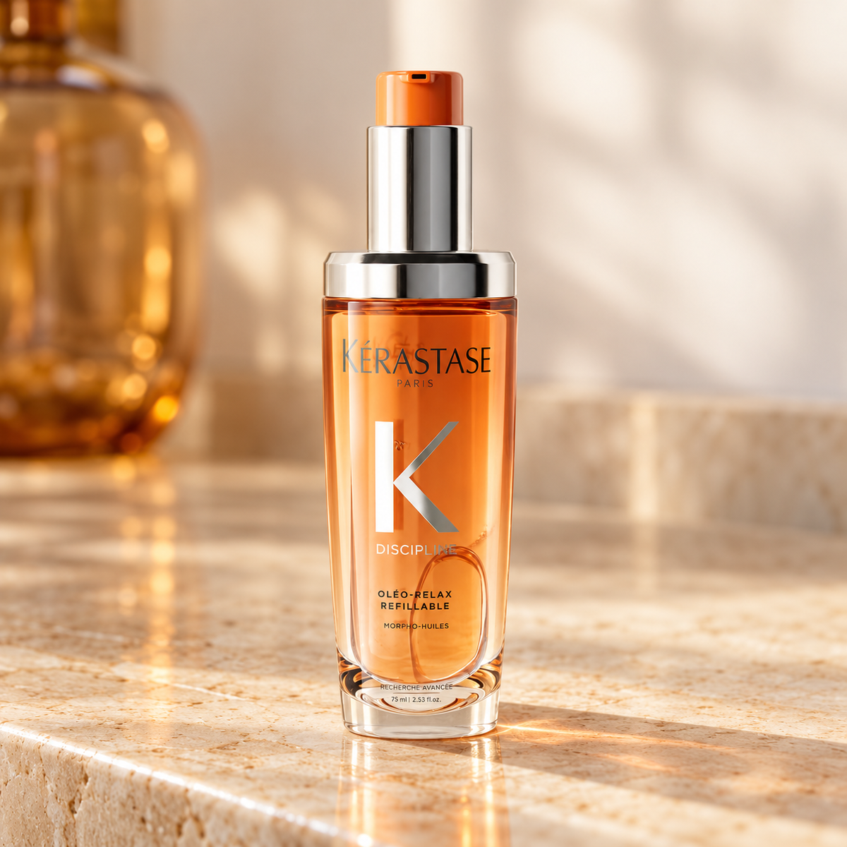Kérastase Discipline Oléo-Relax Control-in-Motion Oil 75 ml – atmosférická fotografie – MrRizz