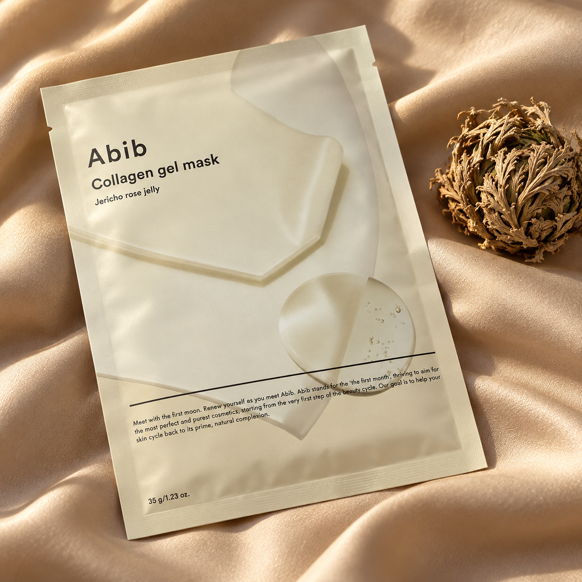 Abib Jericho Rose Jelly Collagen Gel Mask 35 ml – atmosférická fotografie – MrRizz