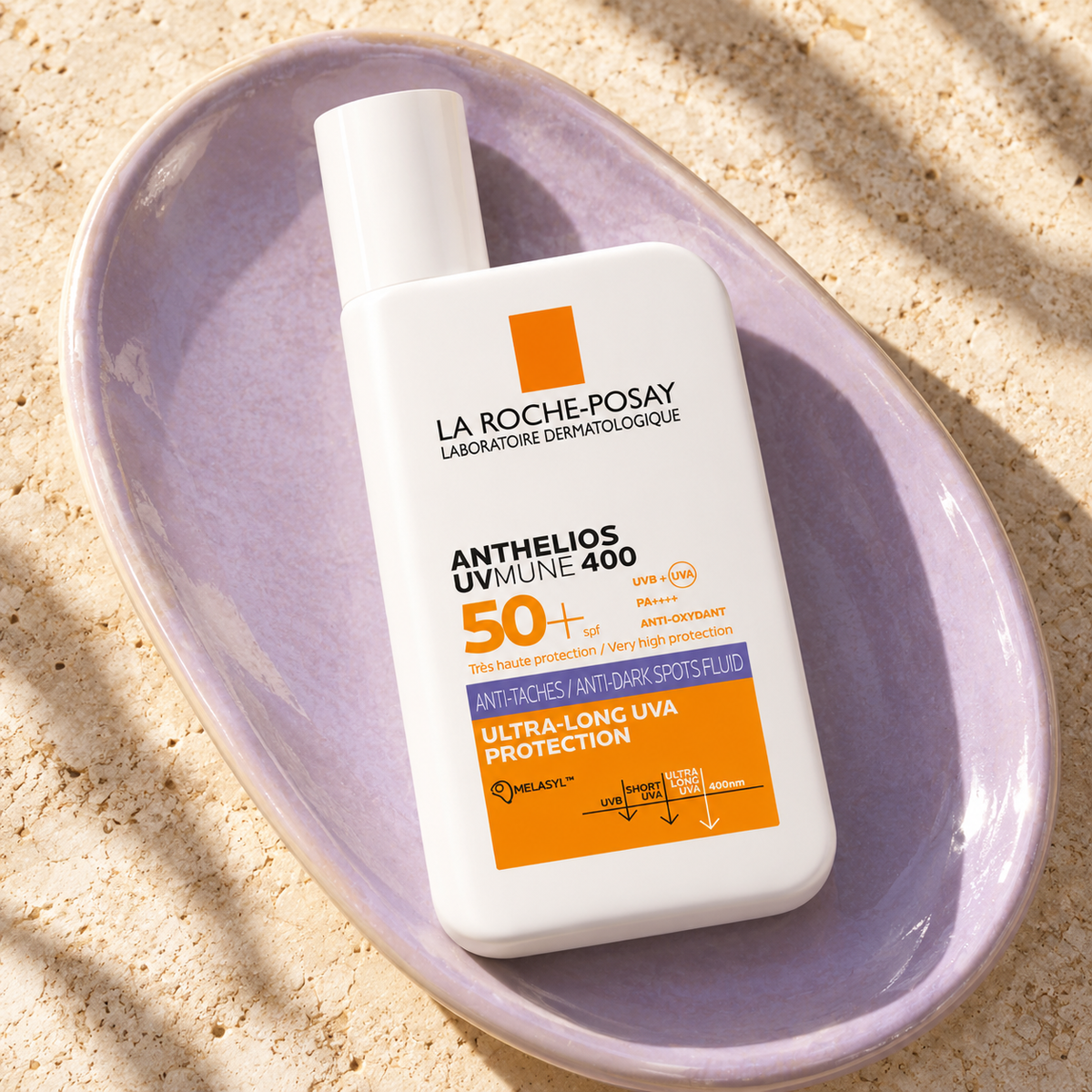 La Roche-Posay Anthelios UVMUNE 400 Anti-Dark Spots Fluid 50 ml – atmosférická fotografie – MrRizz