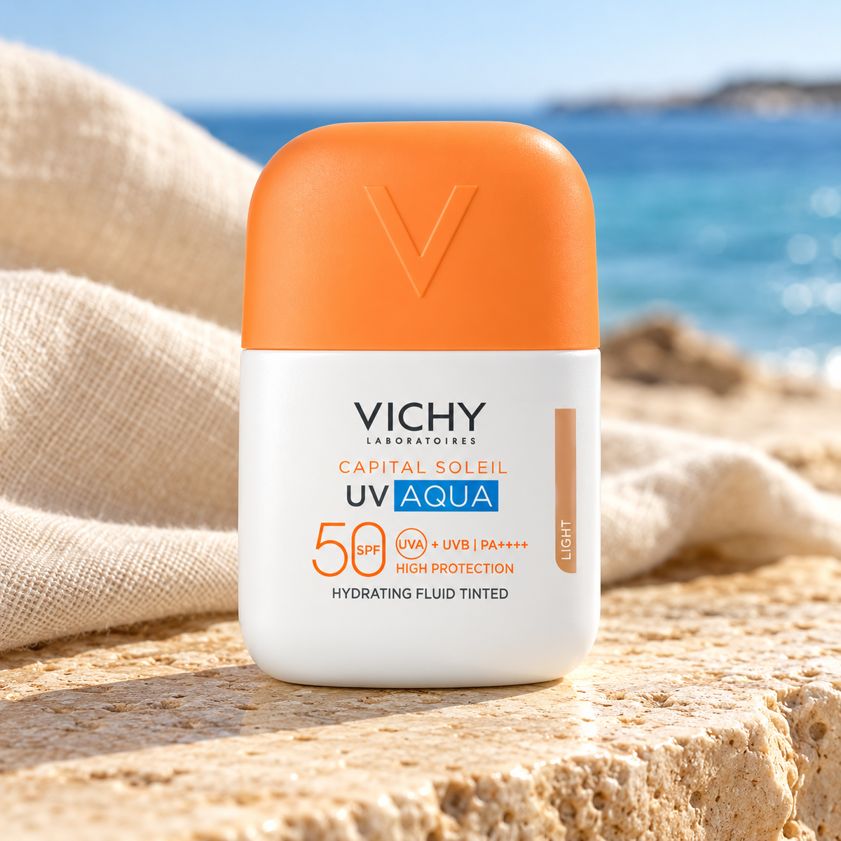 Vichy Capital Soleil UV Aqua Hydrating Fluid Tinted 50 ml – atmosférická fotografie – MrRizz