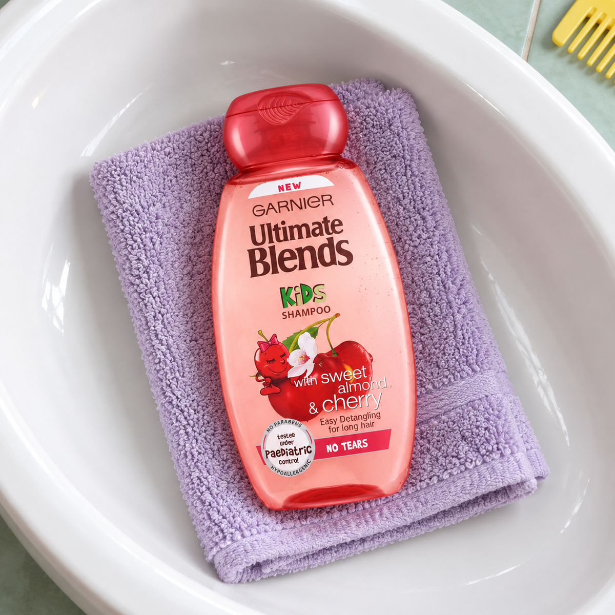 Garnier Ultimate Blends Kids Cherry 250 ml – atmosférická fotografie – MrRizz
