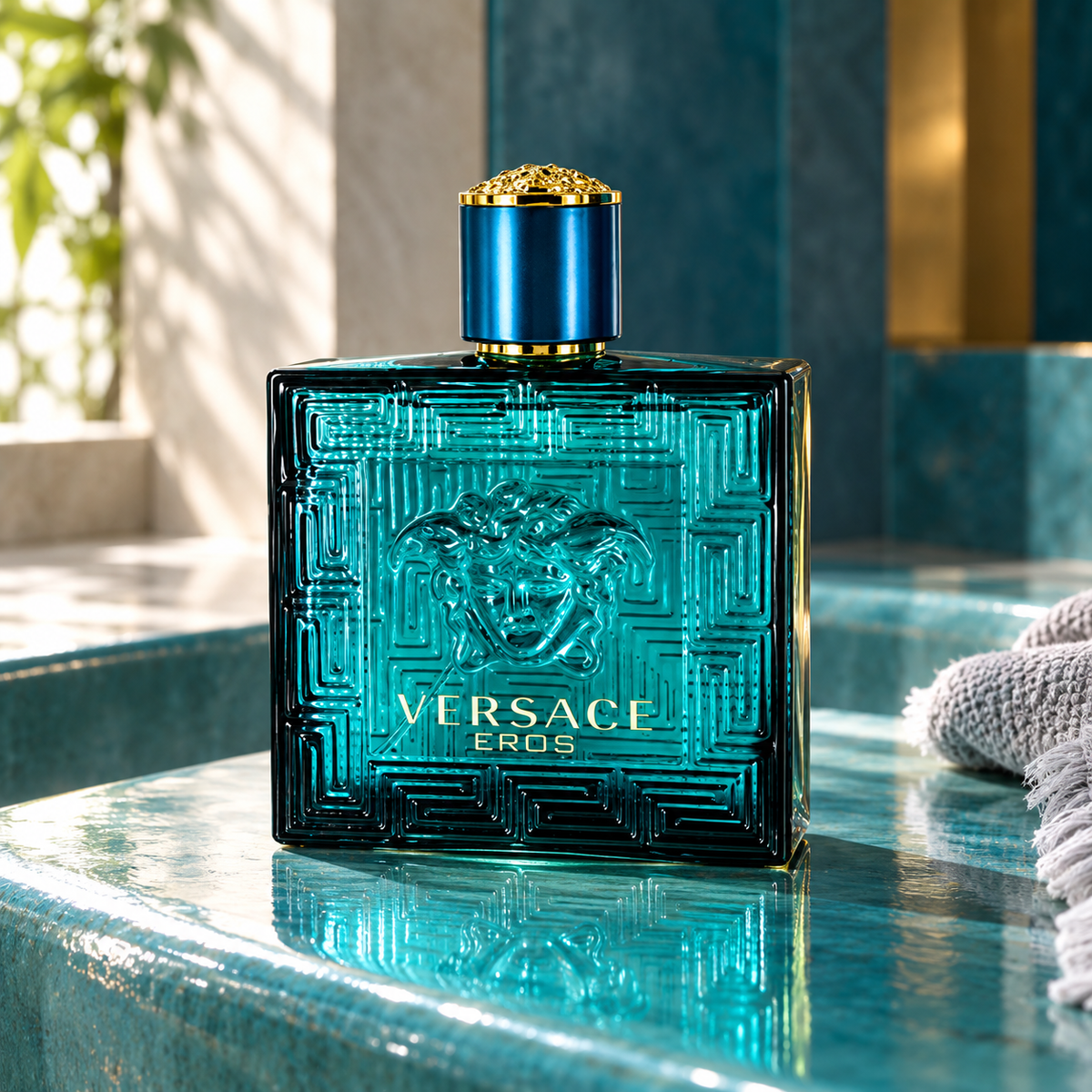Versace Eros Perfumed Deodorant Natural Spray 100 ml – atmosférická fotografie – MrRizz