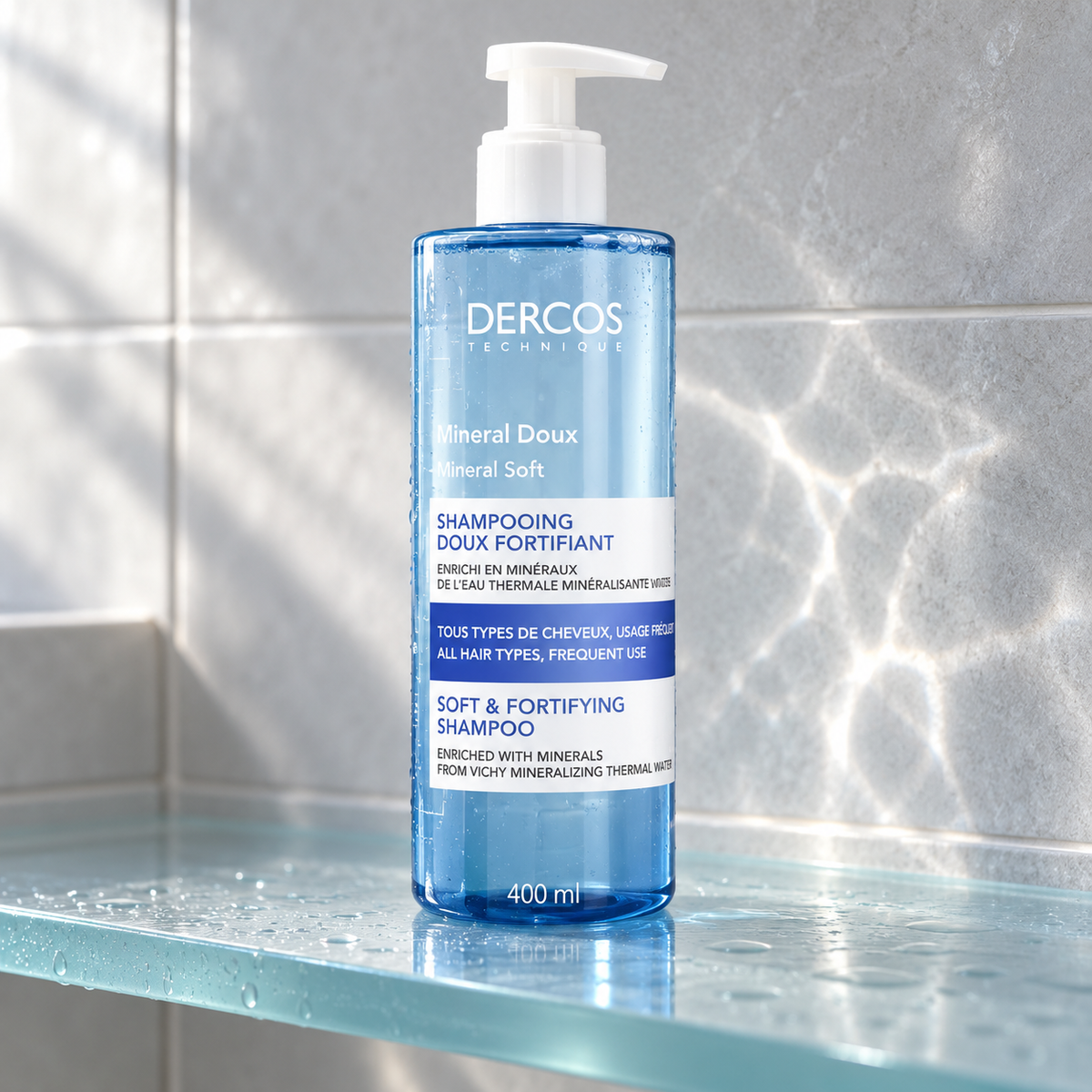 Vichy Dercos Mineral Soft 400 ml – atmosférická fotografie – MrRizz