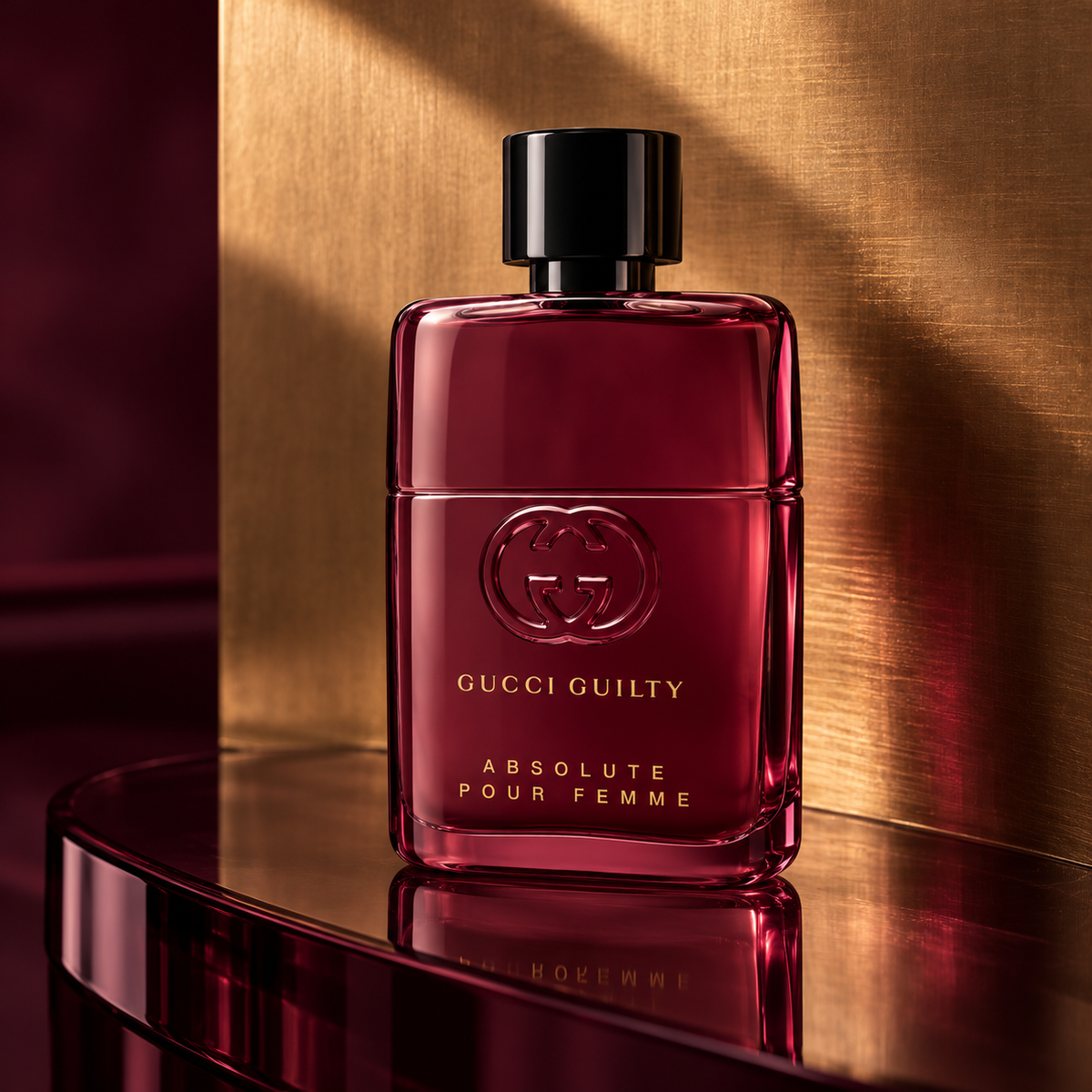 Gucci Guilty Absolute Pour Femme EDP 50 ml – atmosférická fotografie – MrRizz