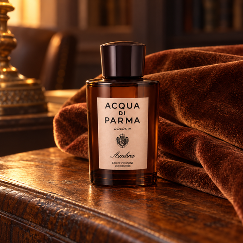 Acqua di Parma Colonia Ambra 180 ml – atmosférická fotografie – MrRizz