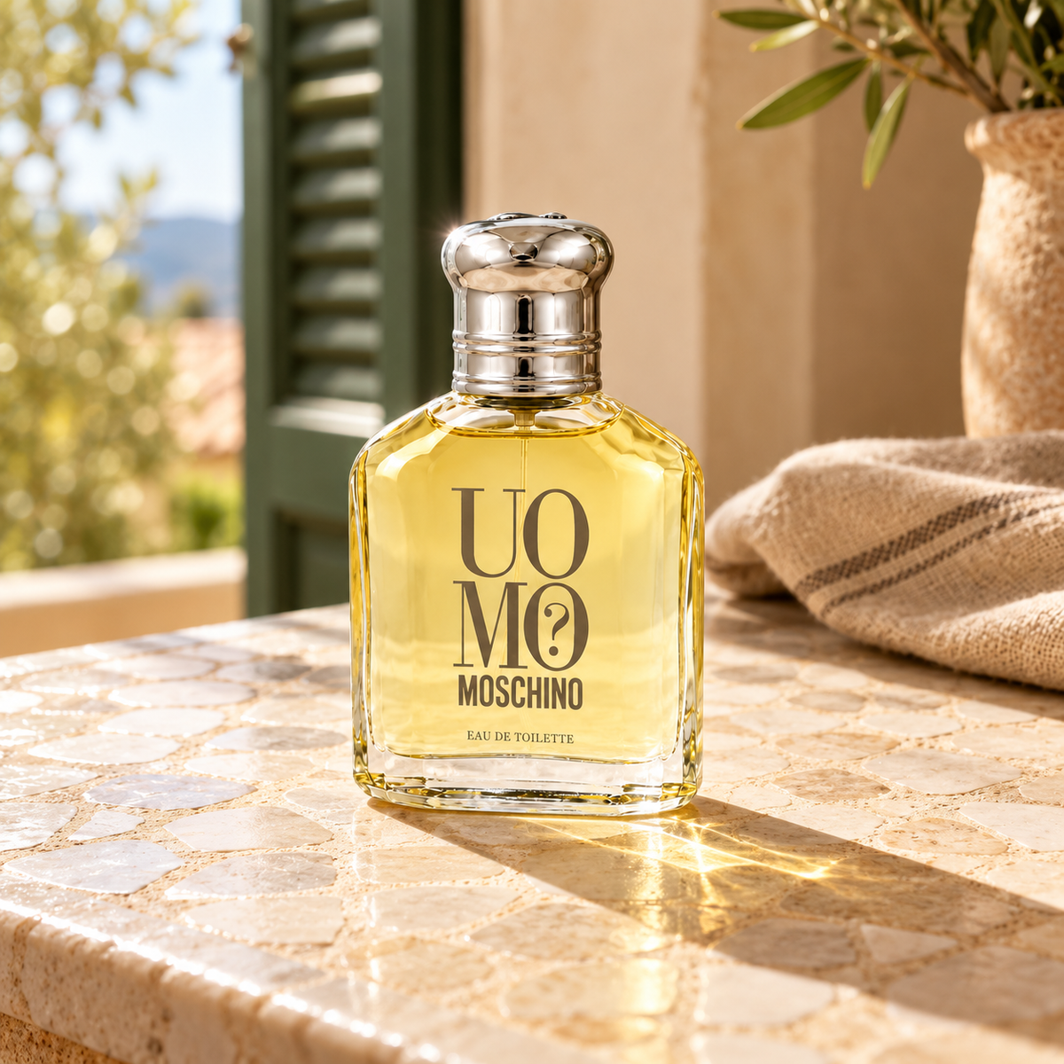 Moschino Uomo? EDT 75 ml – atmosférická fotografie – MrRizz