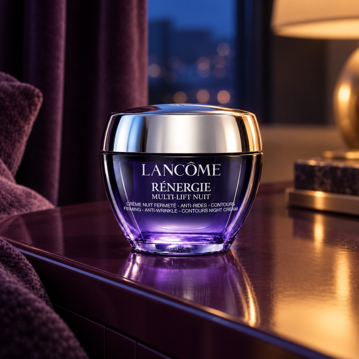 Lancôme Rénergie Nuit Multi-Lift 50 ml – atmosférická fotografie – MrRizz