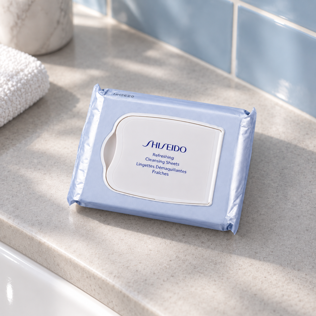Shiseido Refreshing Cleansing Sheets 30 ml – atmosférická fotografie – MrRizz