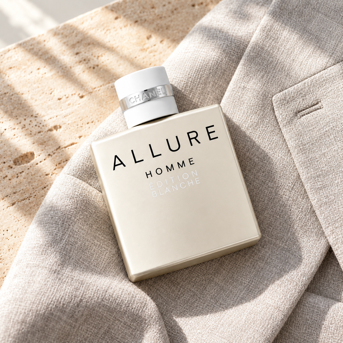 Chanel Allure Homme Edition Blanche EDP 50 ml – atmosférická fotografie – MrRizz