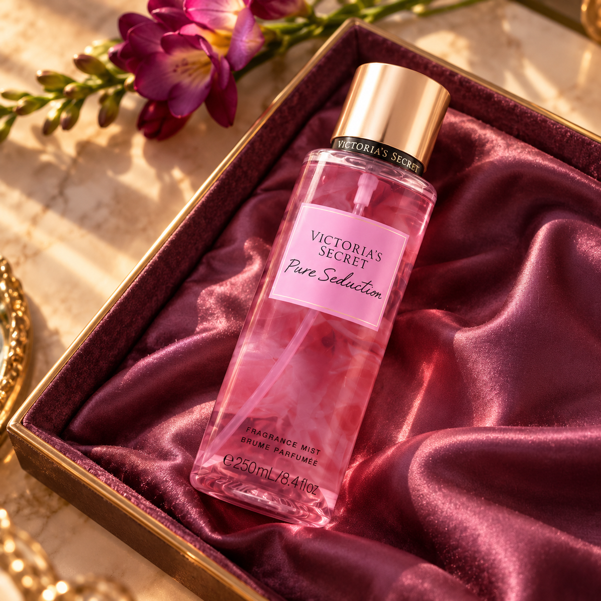 Victoria´s Secret Pure Seduction Tělový sprej 250 ml – atmosférická fotografie – MrRizz