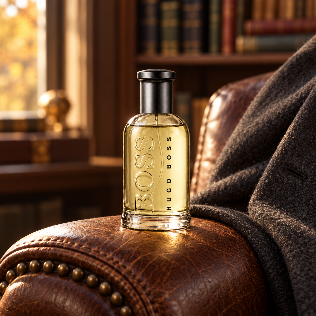 HUGO BOSS Boss Bottled EDT 200 ml – atmosférická fotografie – MrRizz