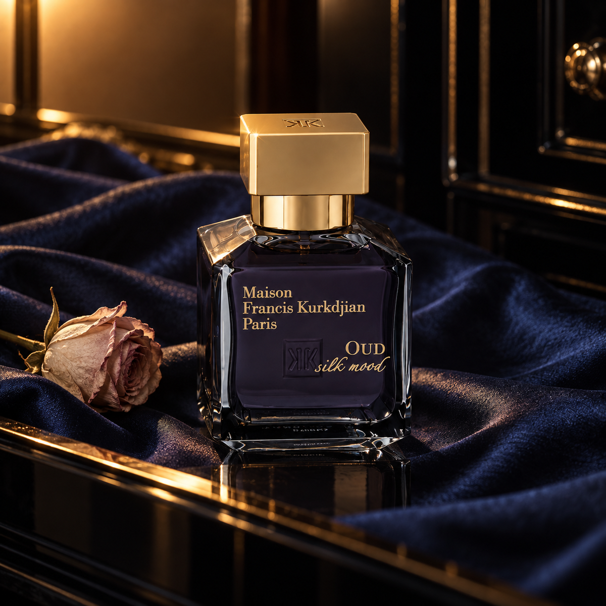 Maison Francis Kurkdjian Oud Silk Mood EDP 70 ml – atmosférická fotografie – MrRizz