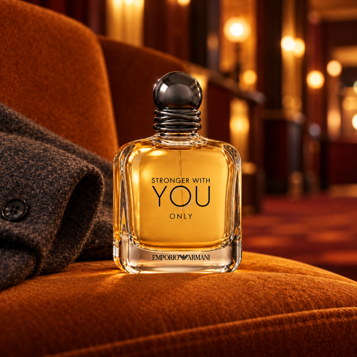 Giorgio Armani Emporio Armani Stronger With You Only EDT 100 ml – atmosférická fotografie – MrRizz