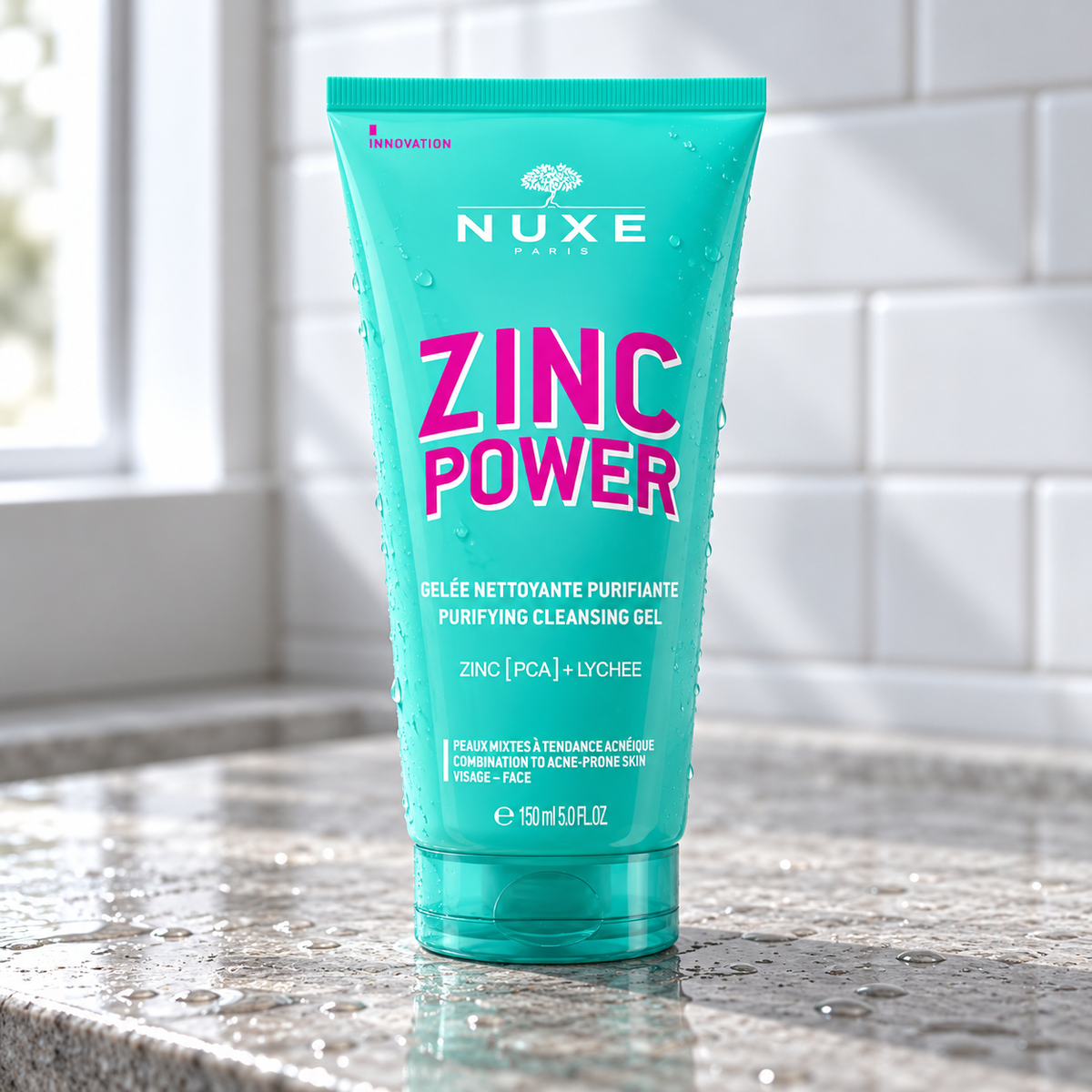 NUXE Zinc Power Purifying Cleansing Gel 150 ml – atmosférická fotografie – MrRizz