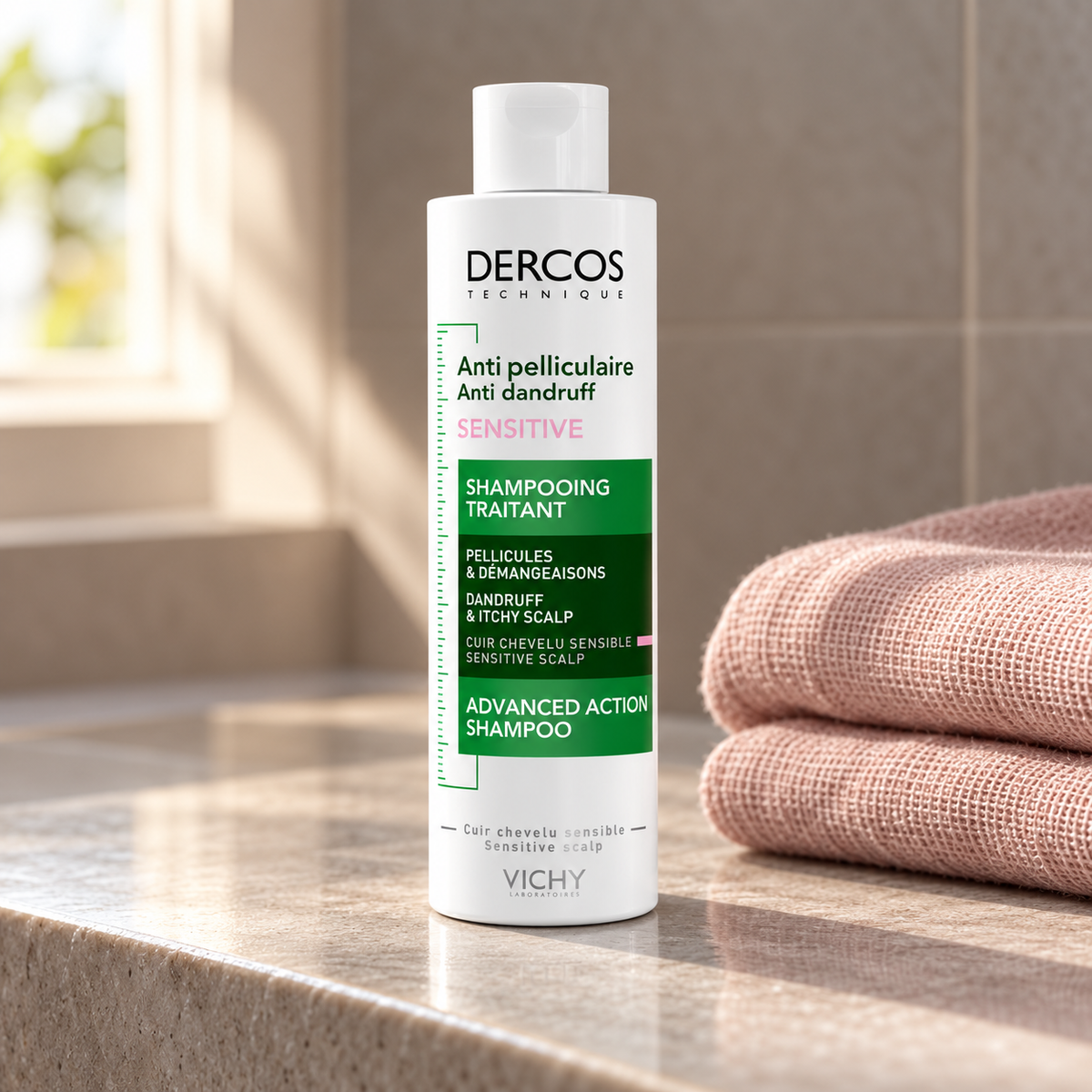 Vichy Dercos Anti-Dandruff Sensitive 200 ml – atmosférická fotografie – MrRizz