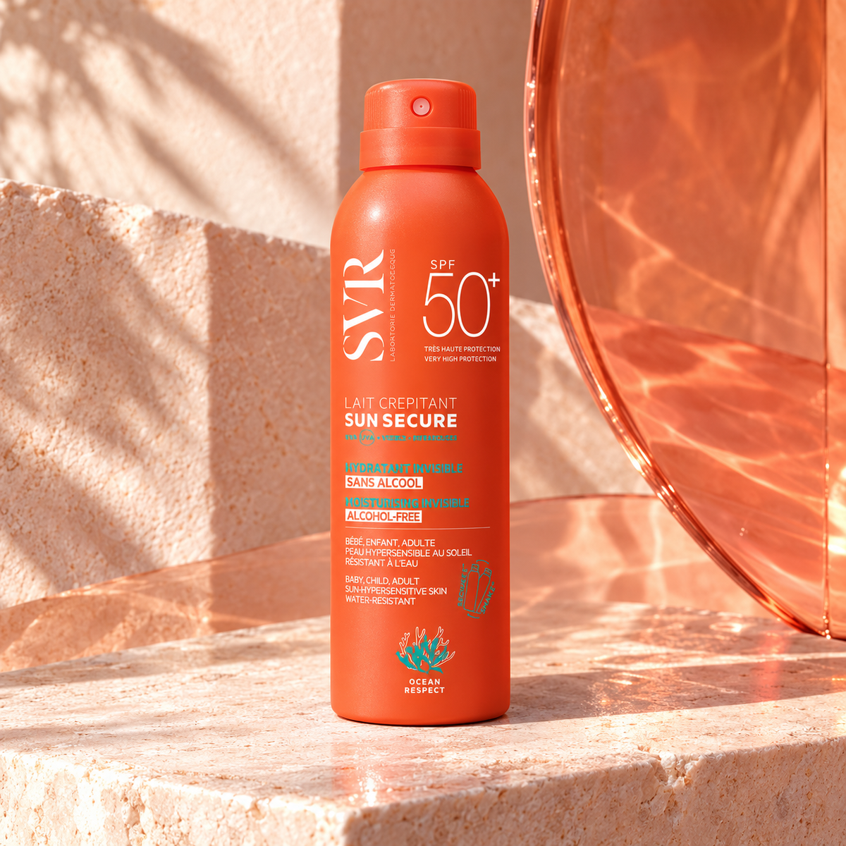 SVR Sun Secure Lait Crepitant 200 ml – atmosférická fotografie – MrRizz