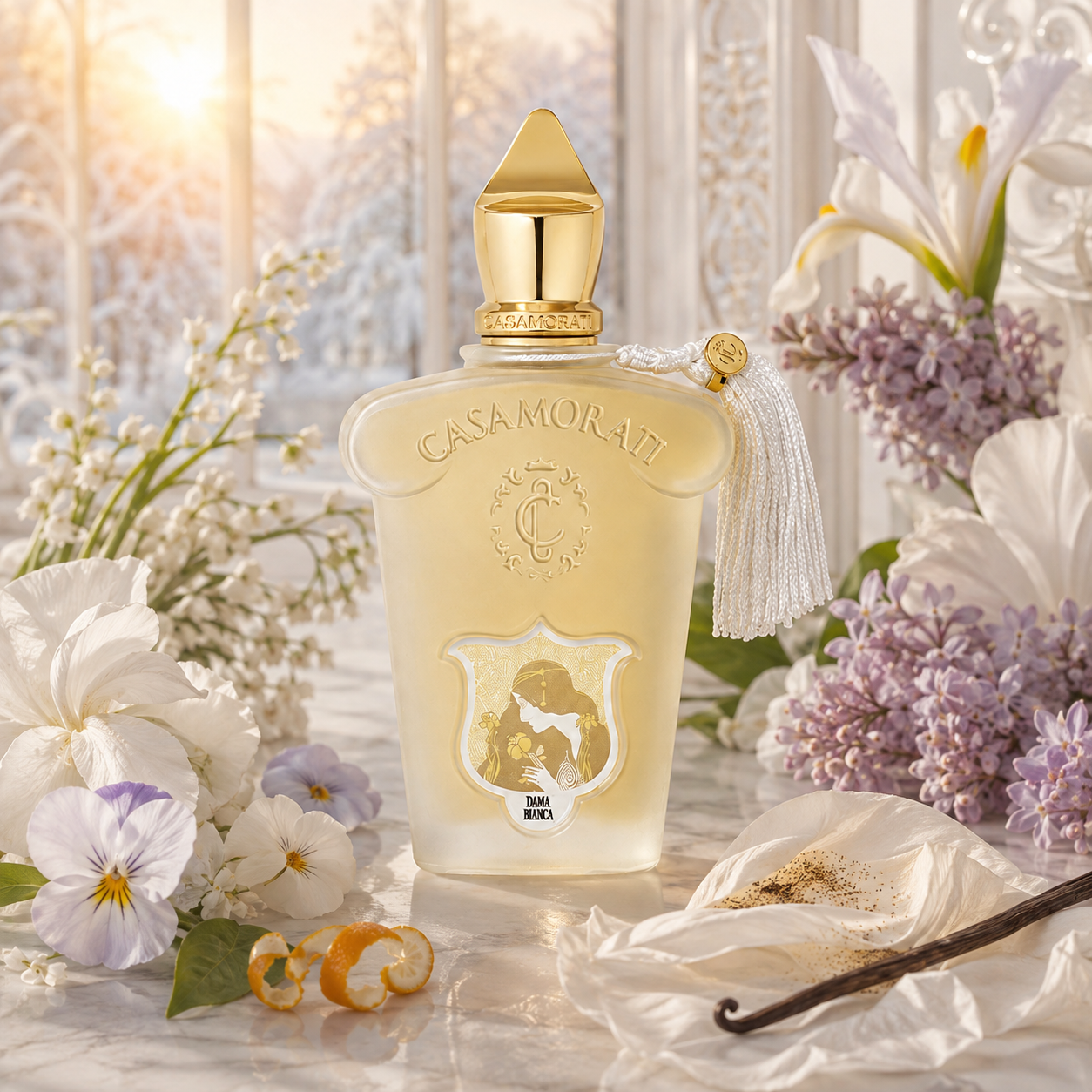 Xerjoff Casamorati Dama Bianca EDP – pudrové ráno v bílé zahradě – MrRizz