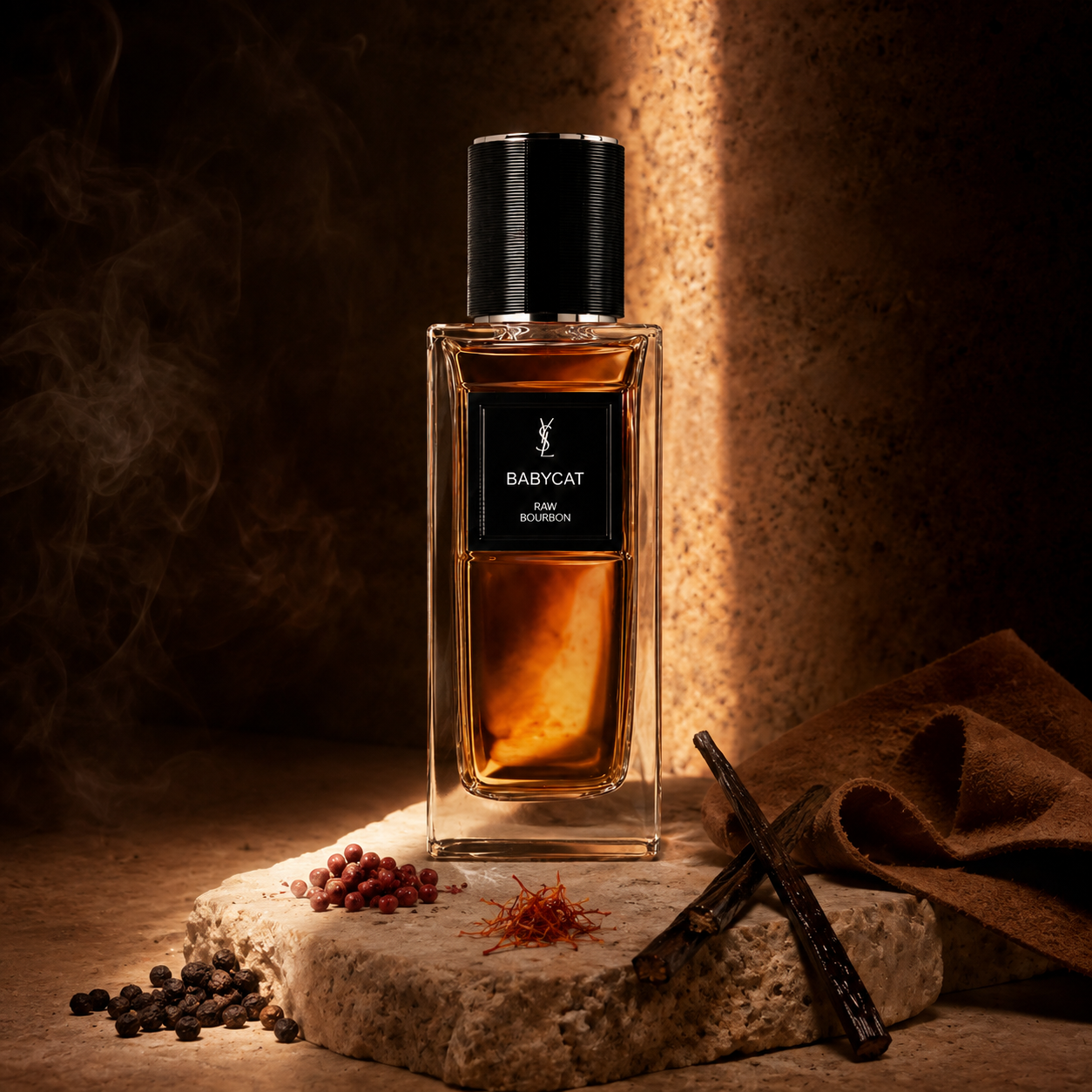 YSL Babycat Raw Bourbon – hřejivá bourbonová scéna – MrRizz